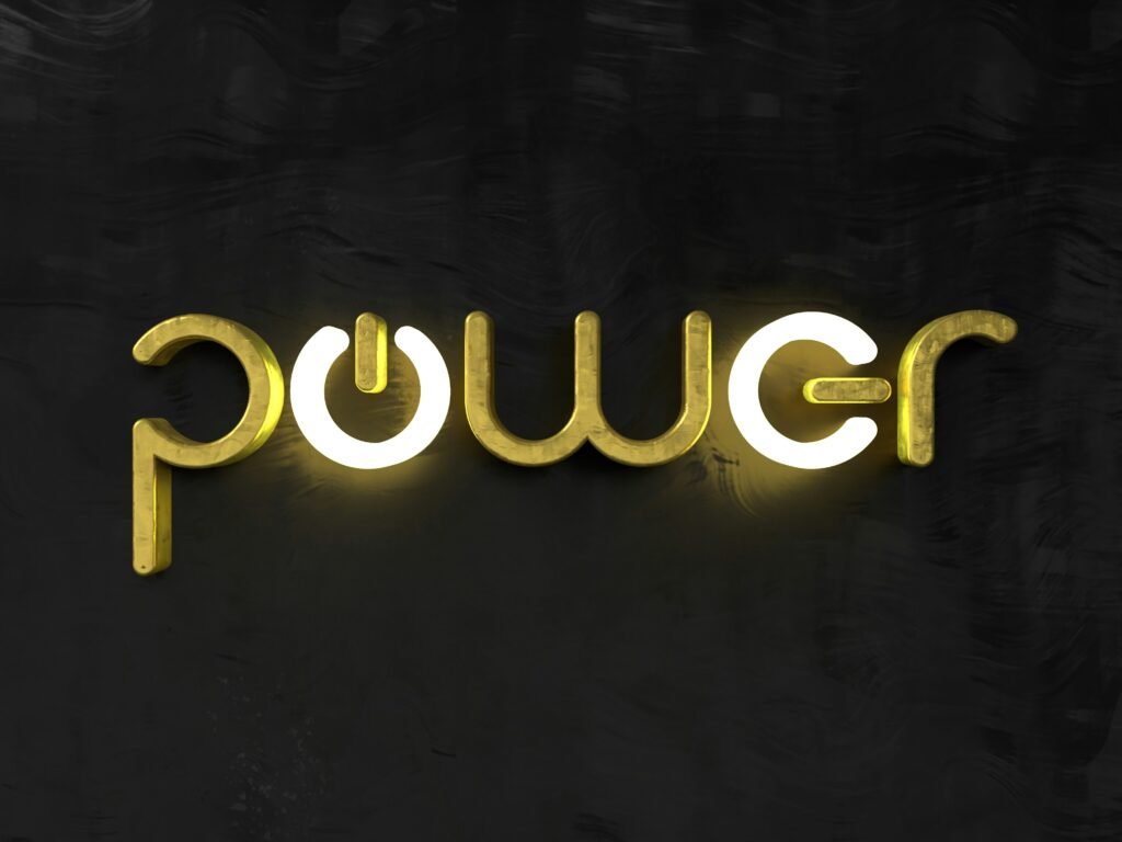 Power sign showing leverage brings more trading power