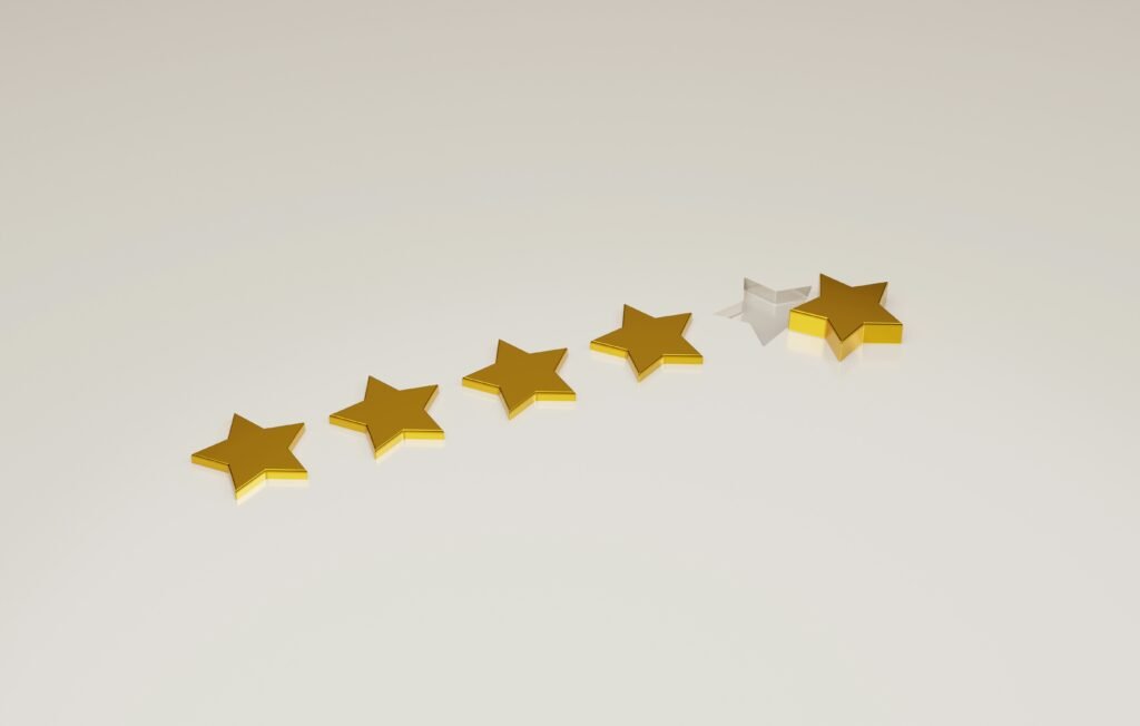 5 stars becoming 4 stars showing diminishing trade quality